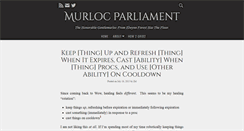 Desktop Screenshot of murlocparliament.com